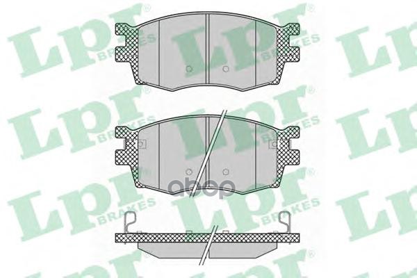 

Комплект тормозных колодок Lpr 05P1345