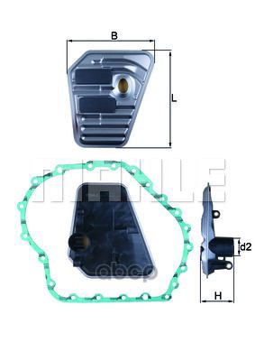 фото Фильтр акпп knecht hx167d mahle/knecht