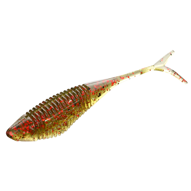 

Силиконовая приманка Mikado Fish Fry 80 мм, 358, 5 шт., Зеленый;красный, Fish Fry
