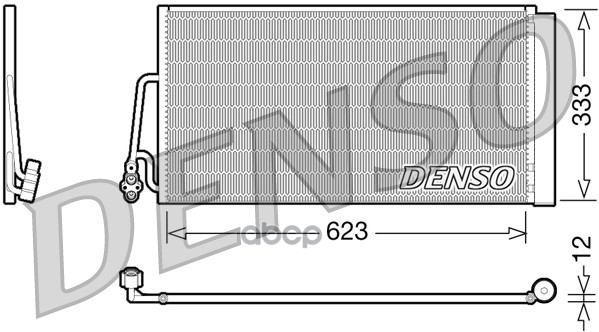 фото Радиатор кондиционера denso dcn05102