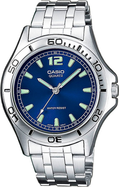 фото Наручные часы кварцевые мужские casio collection mtp-1258pd-2a