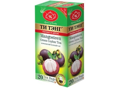 

Чай зеленый в пакетиках для чашки Ти Тэнг Mangosteen 20*2 г
