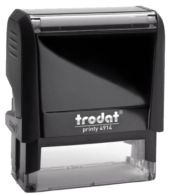 

Оснастка для печати Trodat Printy 4914 P4. Поле: 64х26 мм. Цвет корпуса: черный.