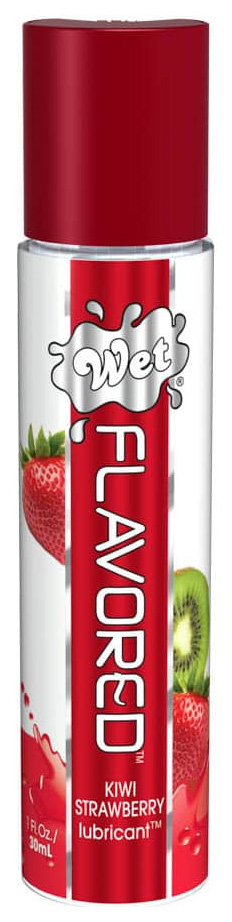 фото Гель-смазка wet flavored kiwi strawberry 30 мл