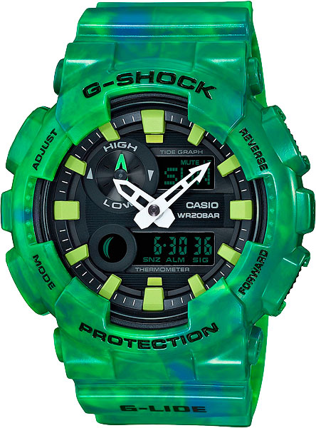 фото Японские наручные часы casio g-shock gax-100mb-3a с хронографом