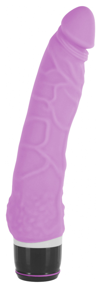 фото Фиолетовый вибратор-реалистик purrfect silicone classic 7.1inch purple 18 см dream toys