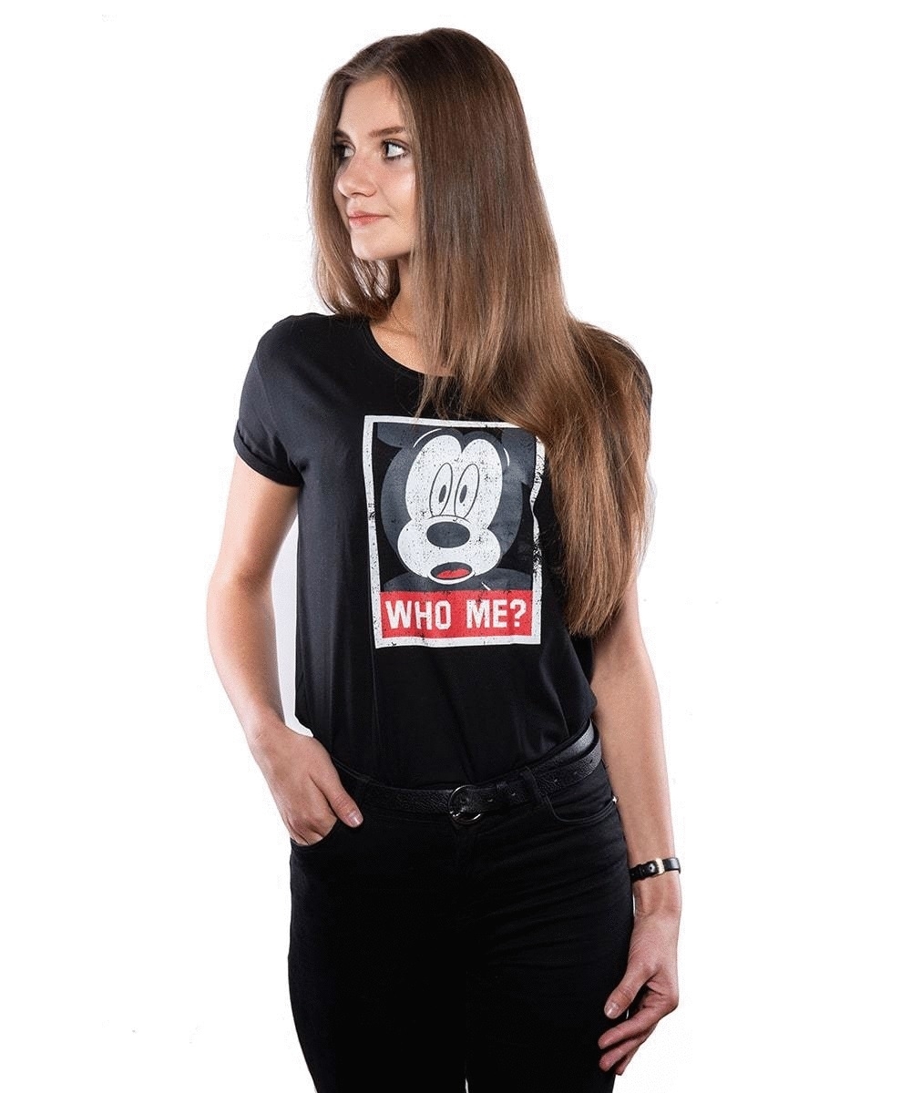 

Футболка женская Good Loot Disney Mickey черная L INT, Disney Mickey