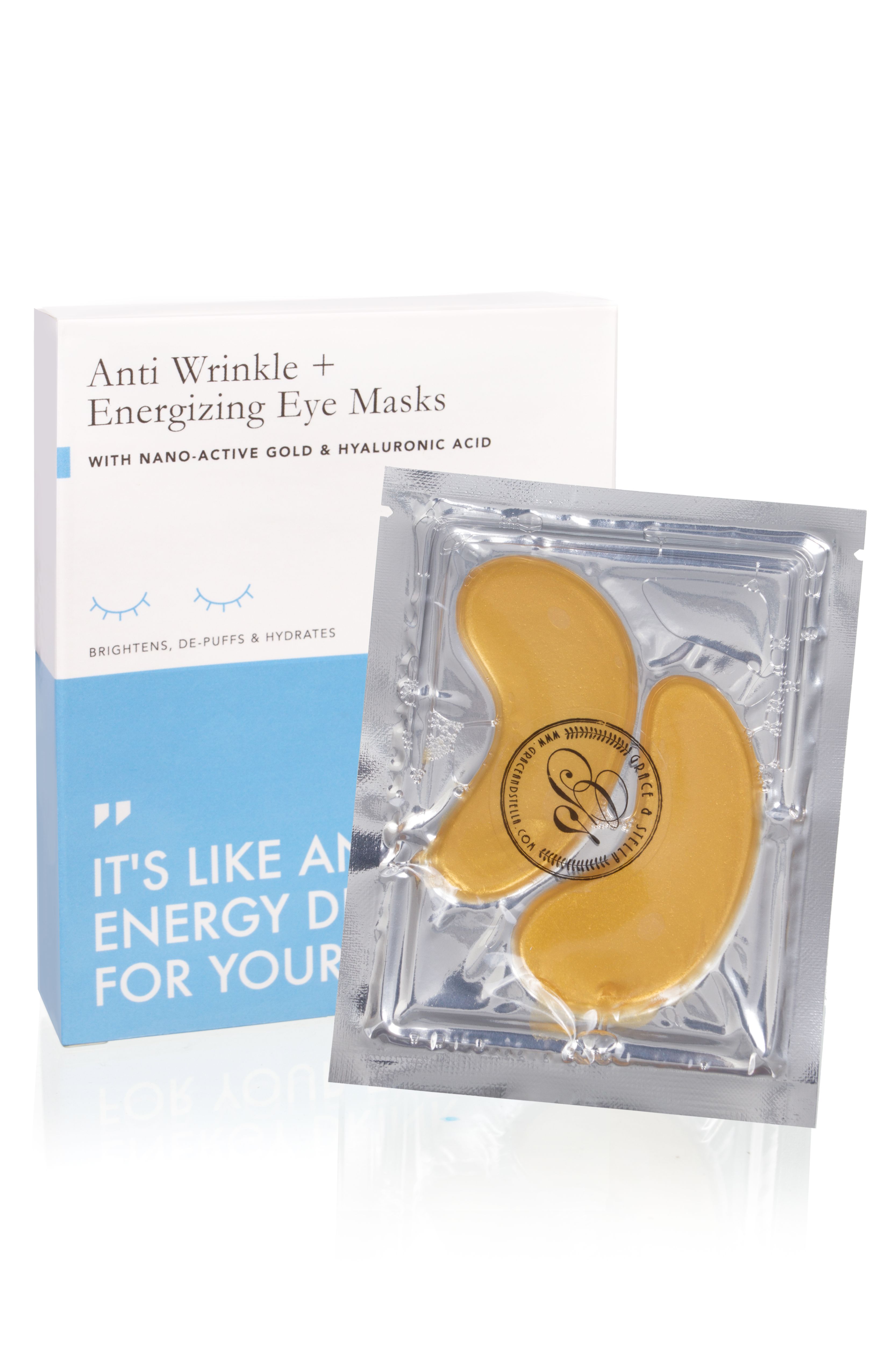 фото Патчи для глаз grace and stella 24 anti wrinkle+energizing eye masks с коллагеном