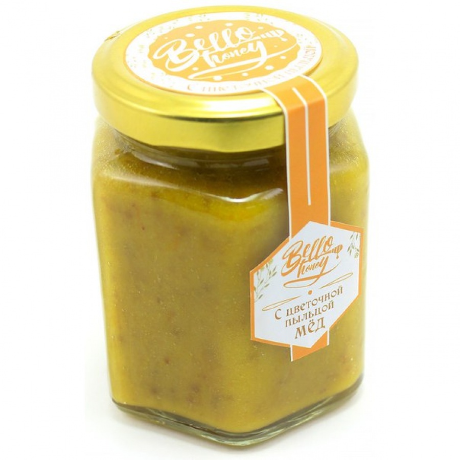 

Крем-мед BelloHoney с цветочной пыльцой 260 г