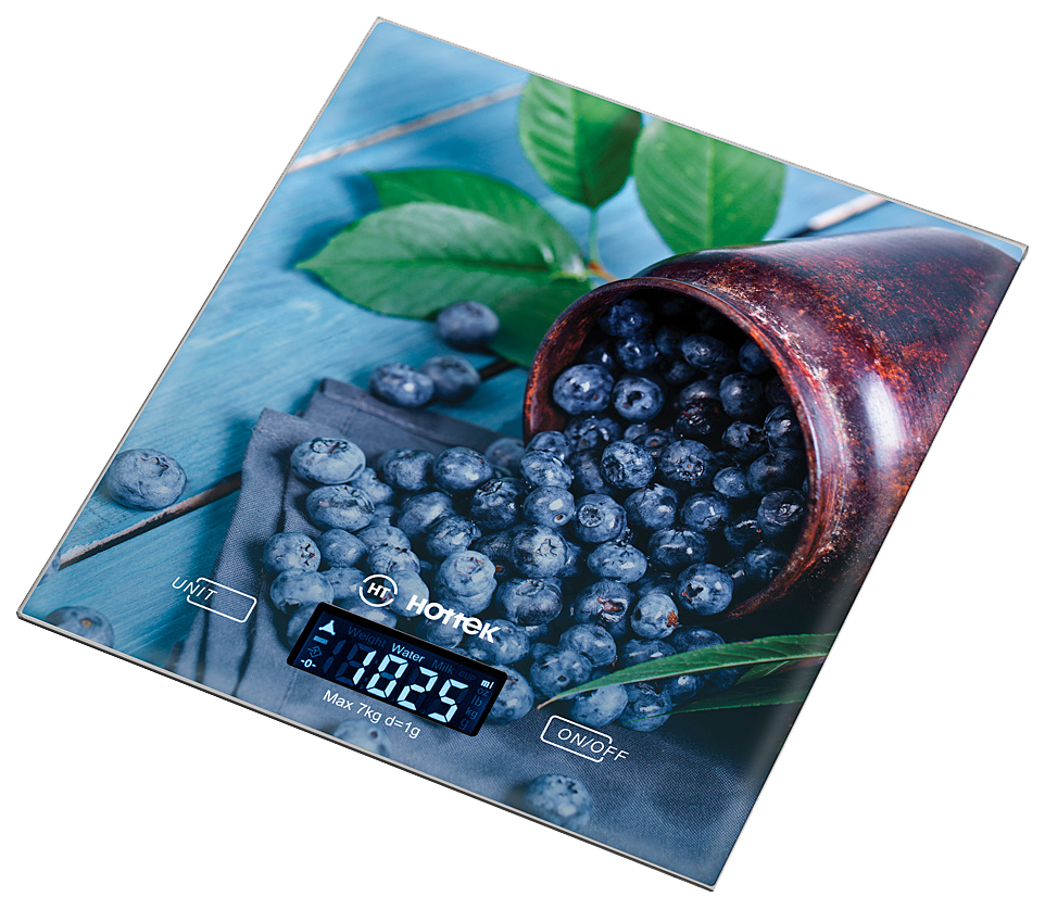 фото Весы кухонные hottek ht-962-030 blueberry