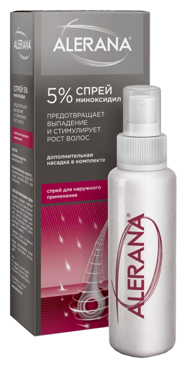 Спрей для волос Alerana 5% 60 мл chic cosmetic дезодорант спрей для мужчин cezar 24 часа 200