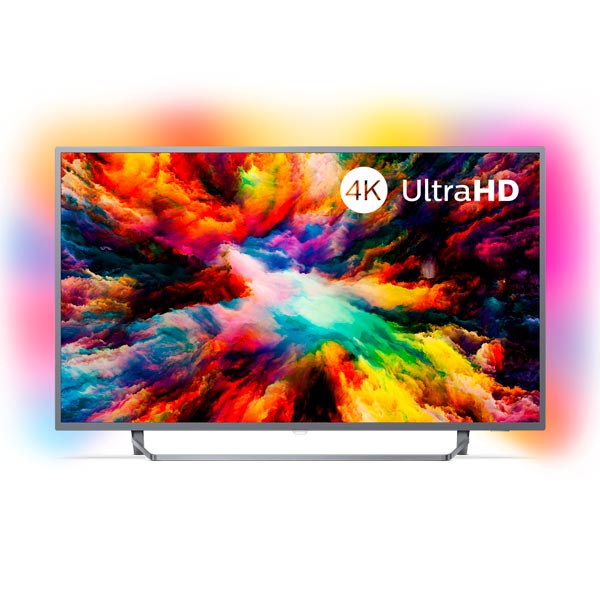 

Телевизор Philips 50PUS7303, 50"(127 см), UHD 4K, Серебристый, 50PUS7303