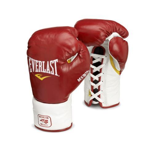 фото Перчатки боевые everlast mx pro fight красные 10 унций