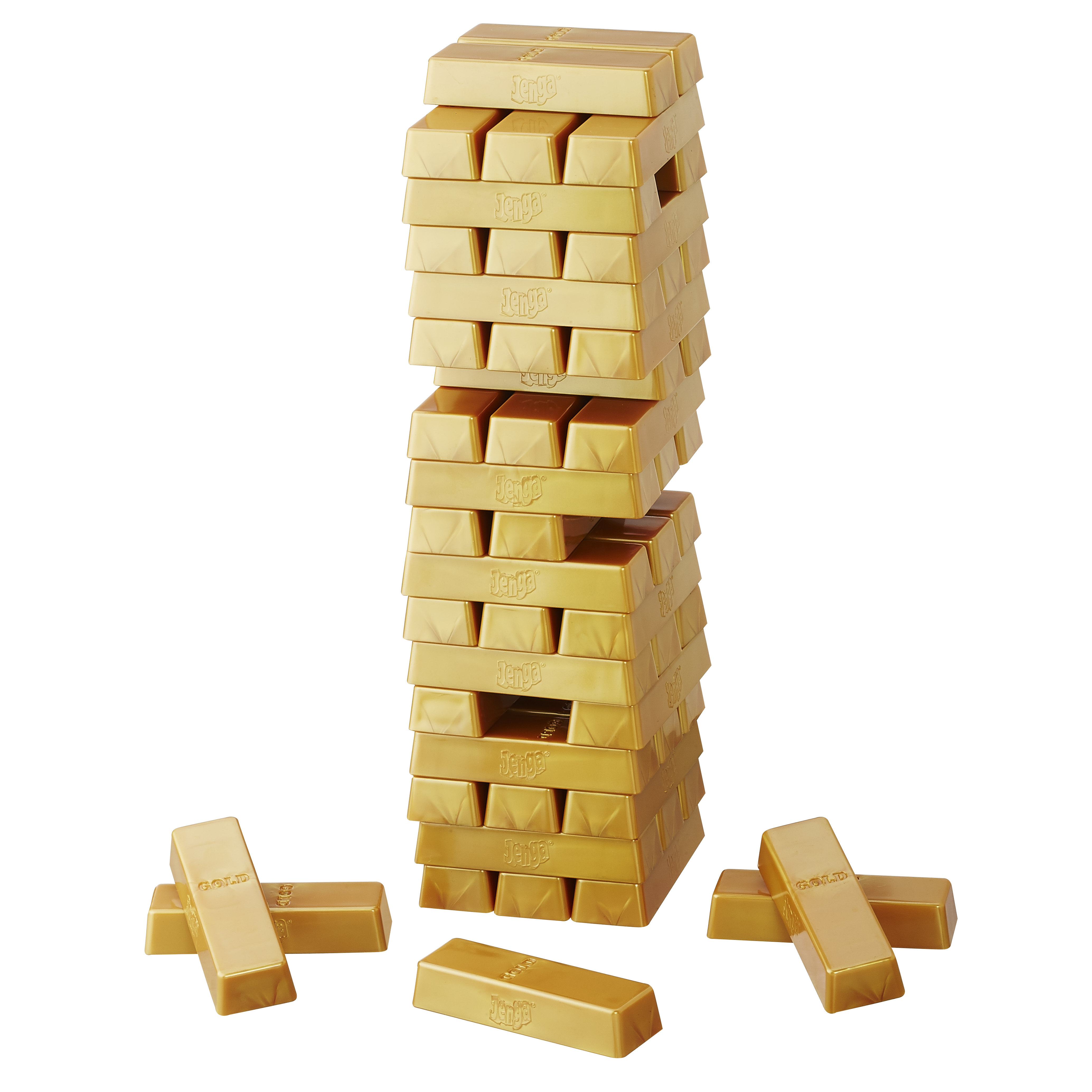 

Семейная настольная игра Hasbro Gaming Дженга Голд B7430, Jenga Голд