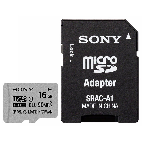 

Карта памяти Sony Micro SDHC SR-16MY3A/ST 16GB, SR-16MY3A/ST