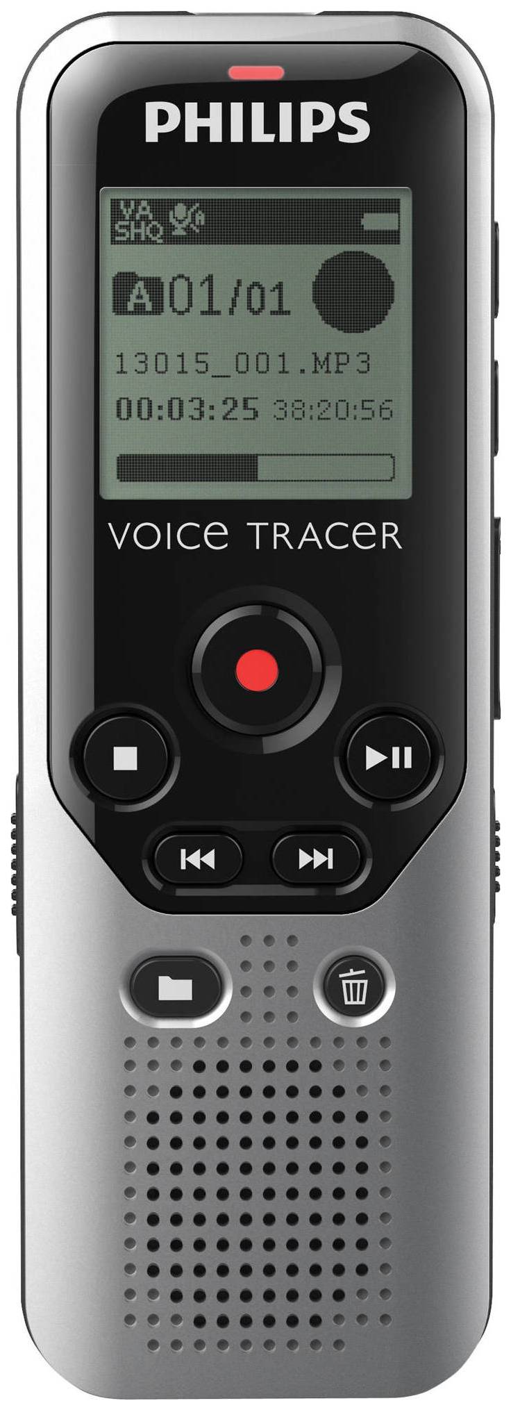 

Цифровой диктофон Philips DVT1200 4 Гб Silver, DVT1200