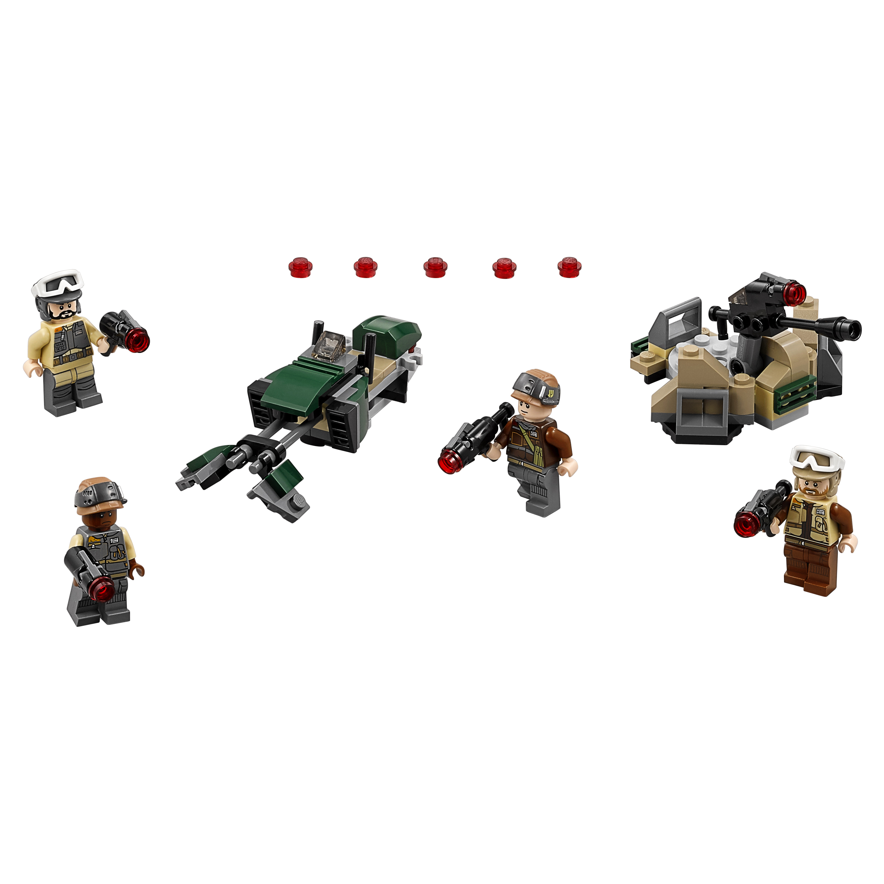 Конструктор LEGO Star Wars Боевой набор Повстанцев (75164) конструктор lego пластина 3 x 6 клин срезанные углы белый набор из 50 шт 241901