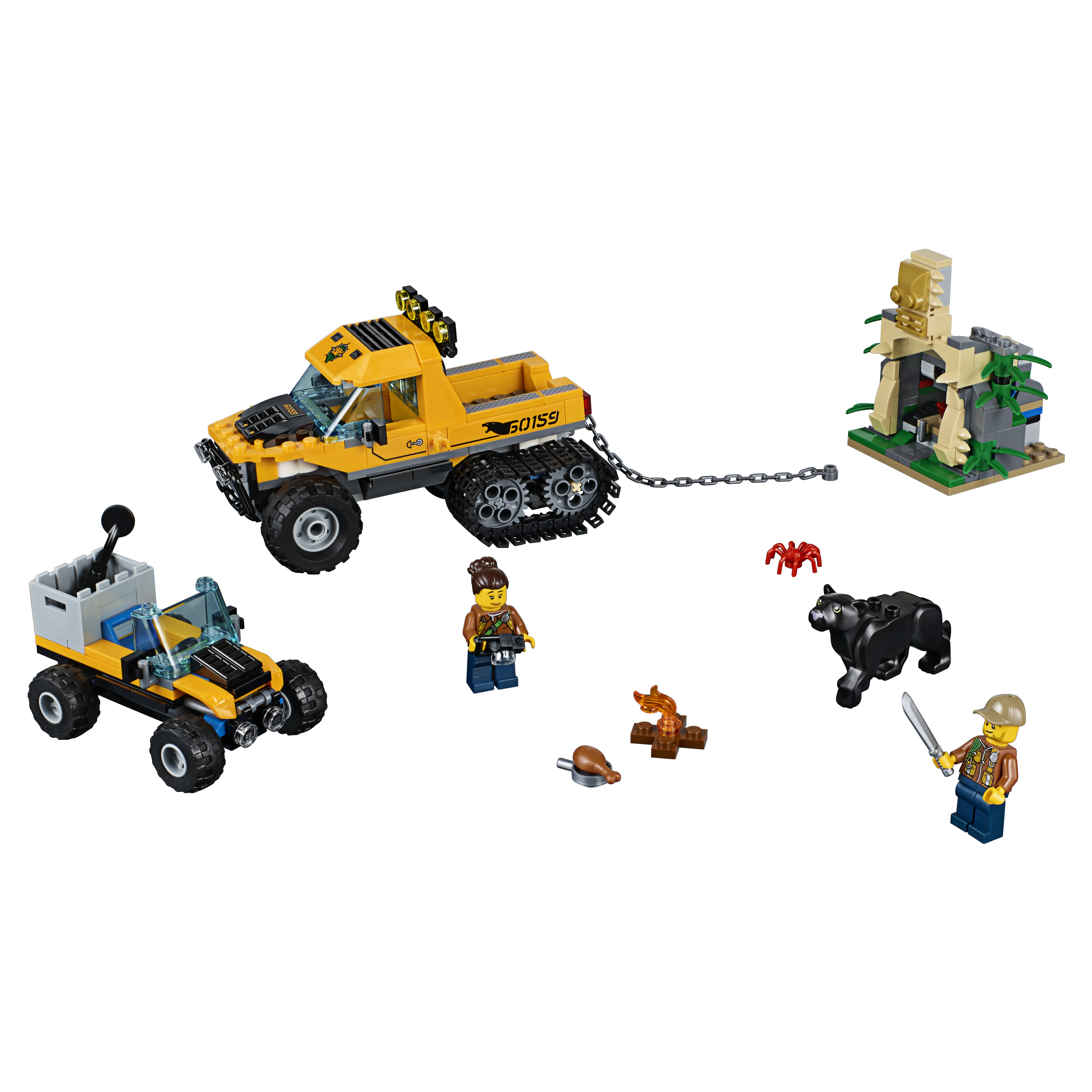 фото Конструктор lego city jungle explorers миссия исследование джунглей (60159)