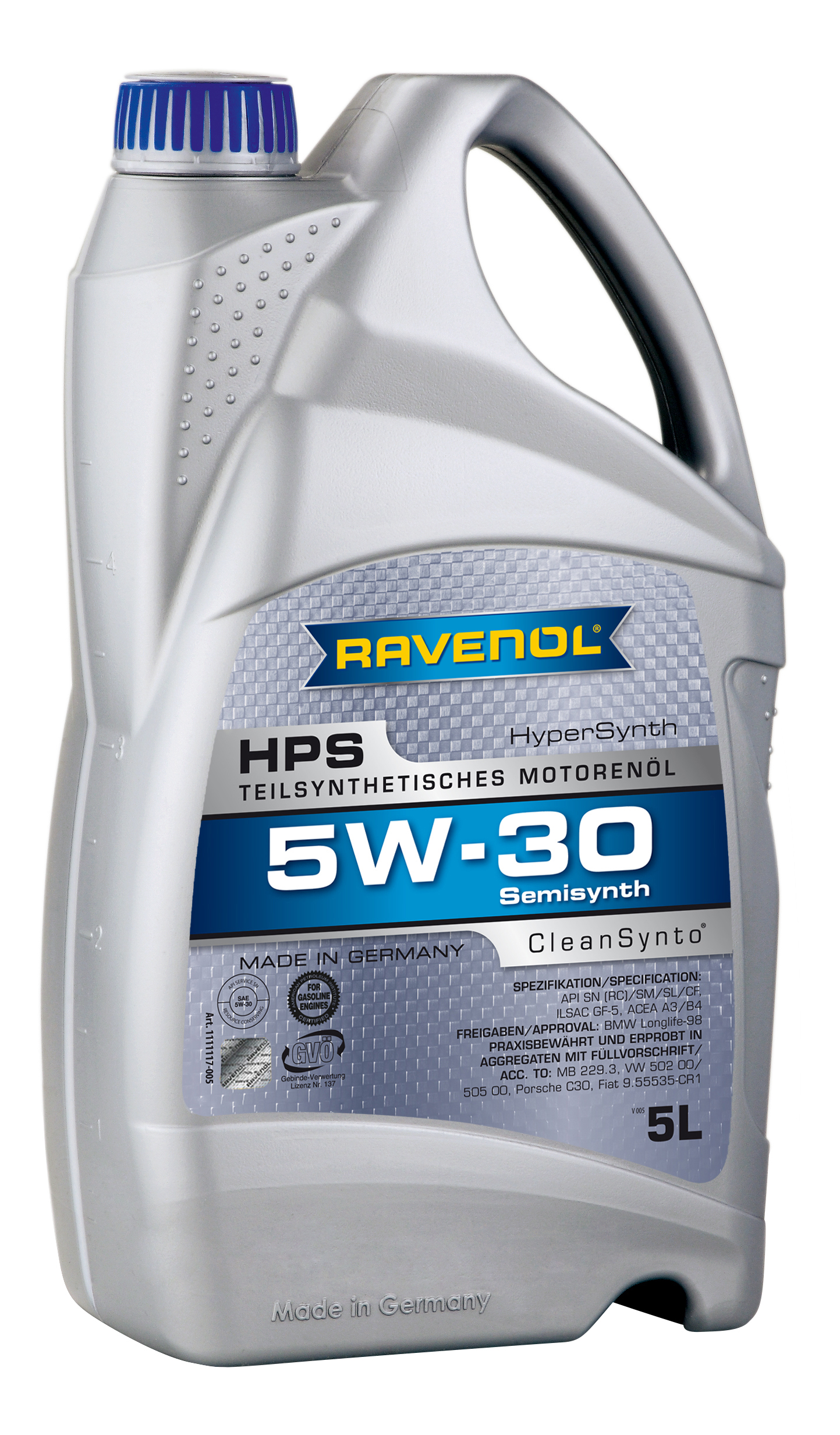 фото Моторное масло ravenol hps sae 5w-30 5л