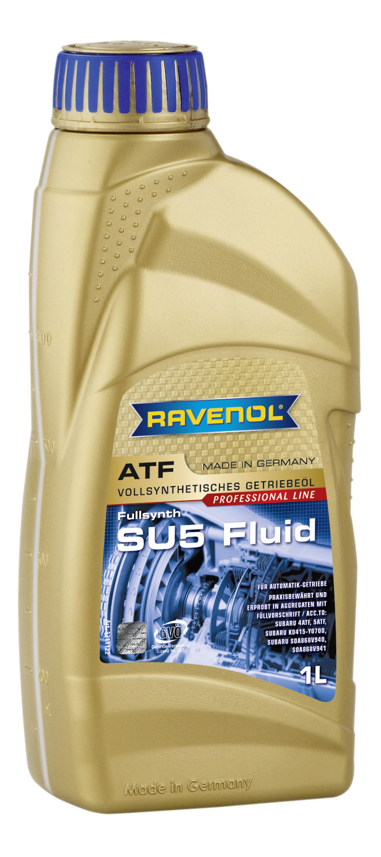 фото Трансмиссионное масло ravenol atf su5 fluid 1л 1211122-001-01-999