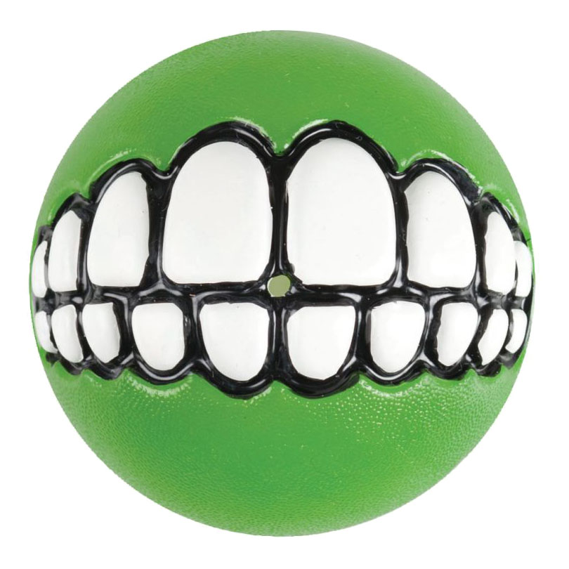 фото Мяч для собак rogz grinz s, зеленый, 4,9 см