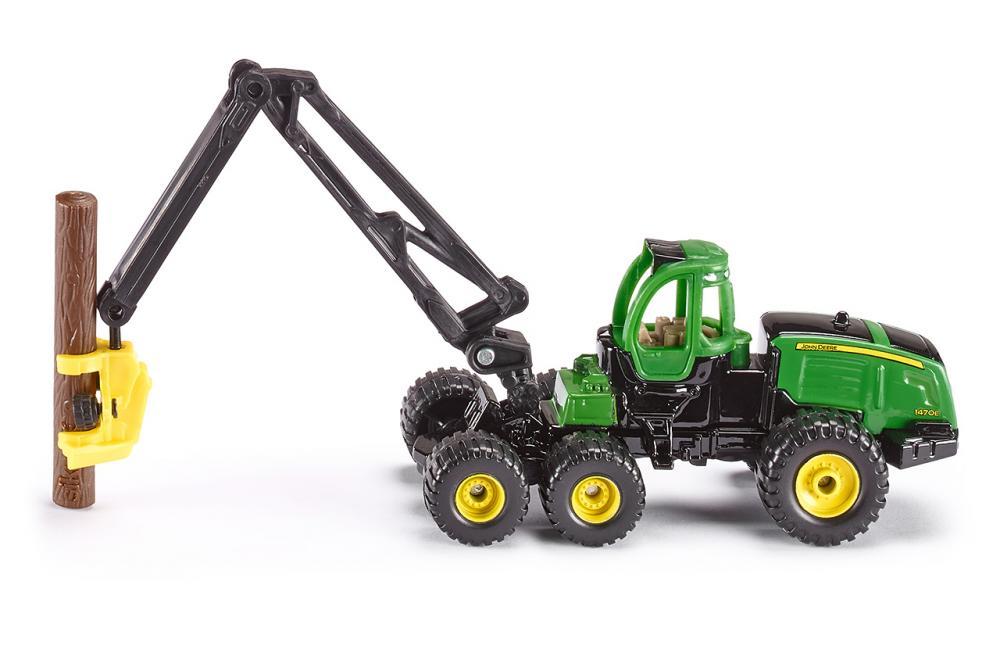 Спецтехника Siku игрушка Джон Дир с манипулятором 1652 siku трактор john deere с манипулятором 1652