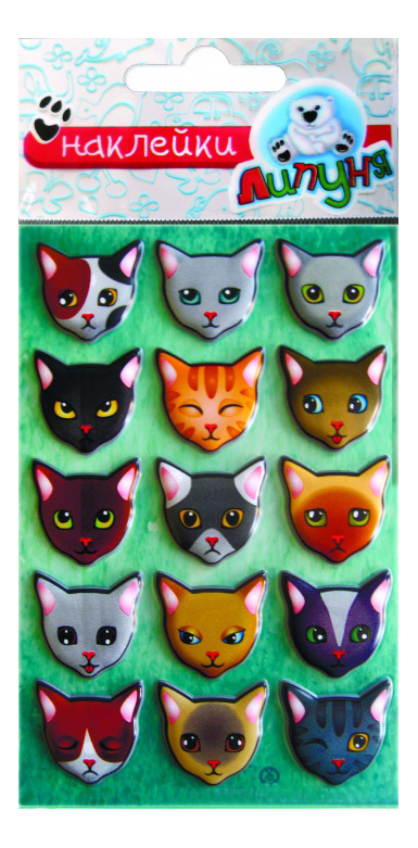 Наклейка декоративная для детской комнаты Липуня Кошки