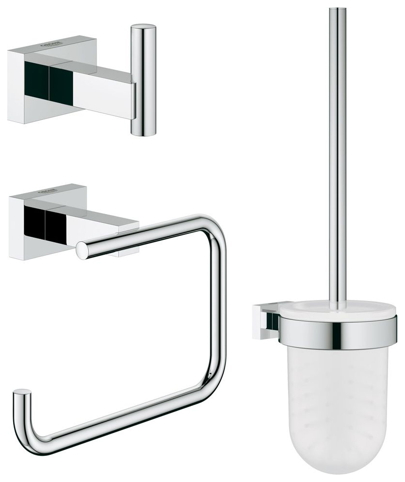 фото Набор для ванной комнаты grohe essentials cube (3 пр.) 40757001