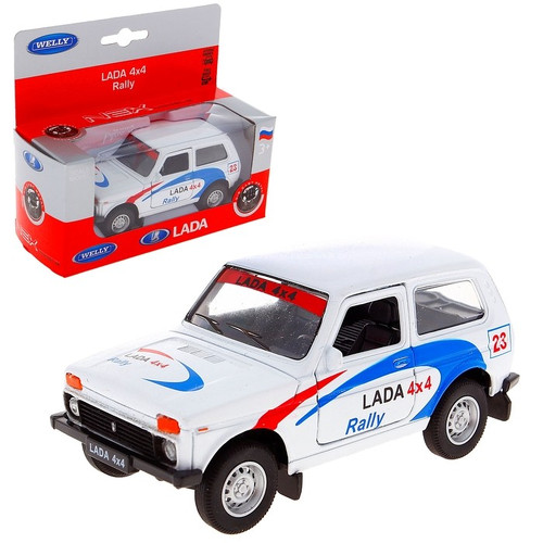 

Модель машины Welly LADA 4x4 Rally 42386RY 1:34, Lada 4x4 Rally