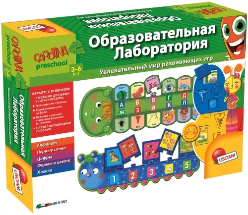 фото Настольная игра-пазл lisciani образовательная лаборатория (r36486)