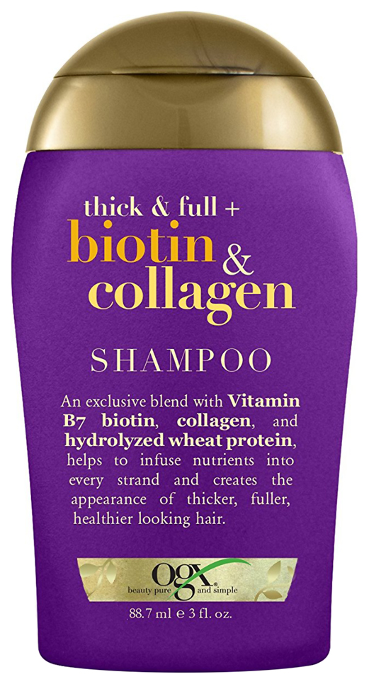 Шампунь OGX Thick & Full Biotin & Collagen 88,7 мл витамин b now biotin 5000 мкг 120 капс