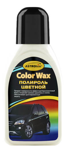 фото Полироль astrohim color wax ac282 0,25 л белый