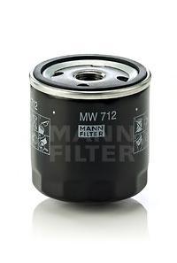 фото Фильтр масляный двигателя mann-filter mw712