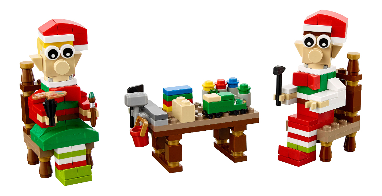 Конструктор LEGO Маленькие эльфы-помощники брелок lego санта клаус 850150 1 шт