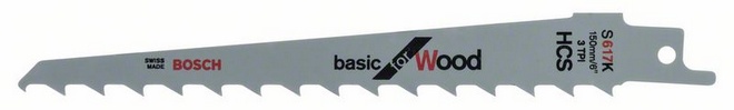 

Полотно универсальное Bosch S 617 K 2608650677, basic for Wood S 617 K 2608650677