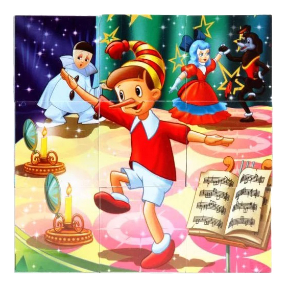 

Кубики Сказки (9 кубиков) Играем вместе, Сказки 9 шт.