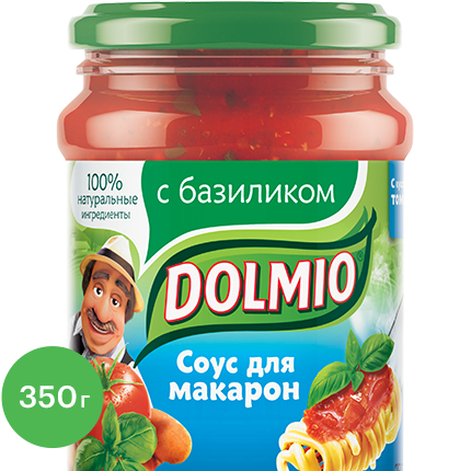 фото Соус для макарон dolmio с базиликом 350 г