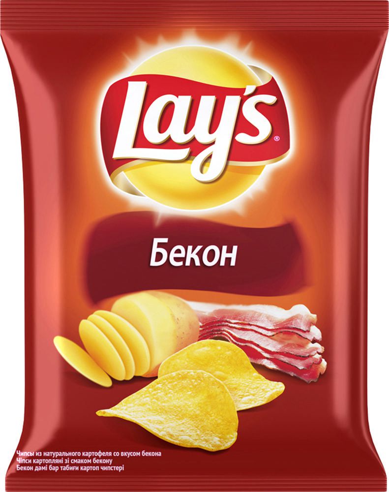 

Картофельные чипсы Lay's бекон 80 г