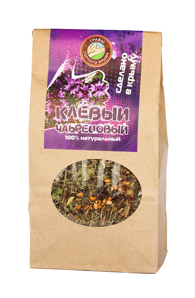 Чай травяной Травы горного Крыма клевый чабрецовый 100 г