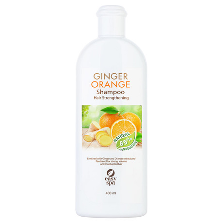 фото Шампунь easy spa ginger orange hair strengthening shampoo, 400 мл