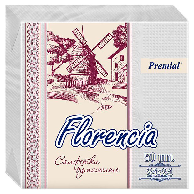 фото Салфетка сервировочная premial florencia 24*24 см 50 штук