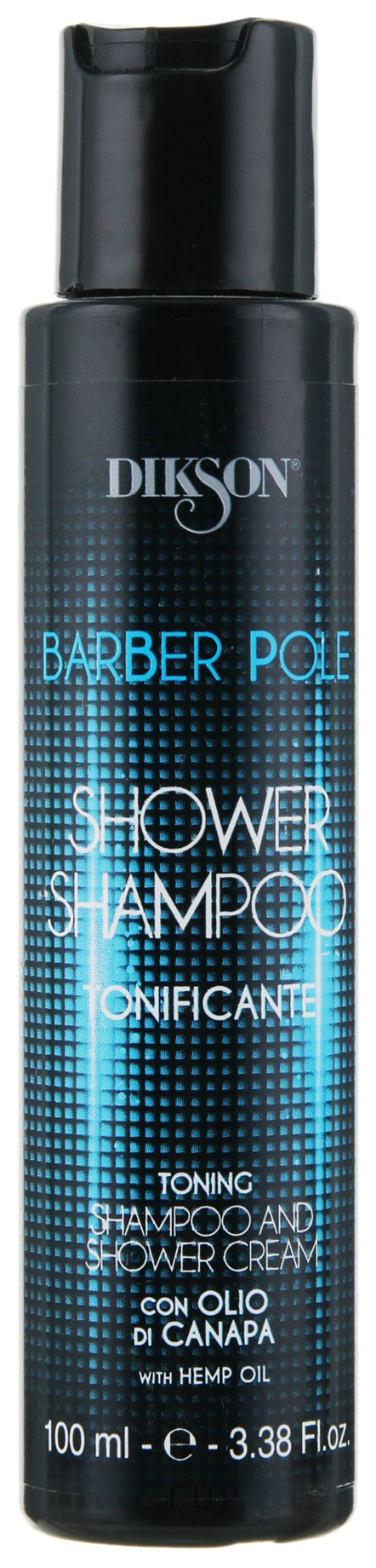 фото Шампунь dikson barber pole shampoo-shower crem 100 мл