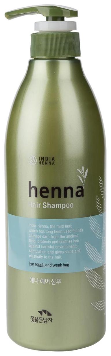 фото Шампунь flor de man mf henna hair shampoo 730 мл