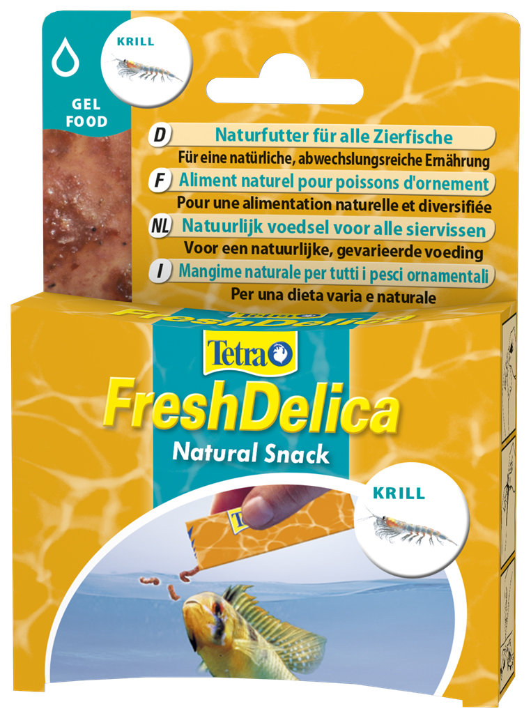 фото Корм для рыб tetra freshdelica krill, шарики, 48 г