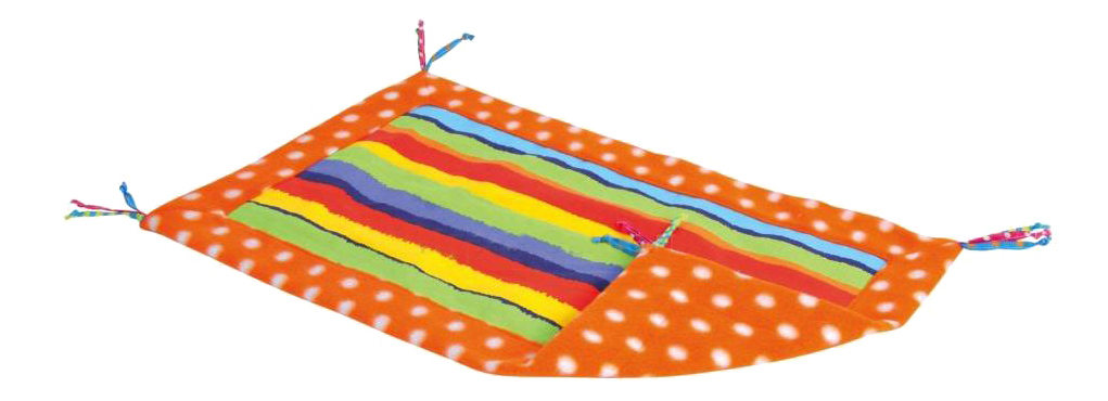 

Коврик для кошек TRIXIE Play Mat флис, оранжевый, 55x37 см, Play Mat