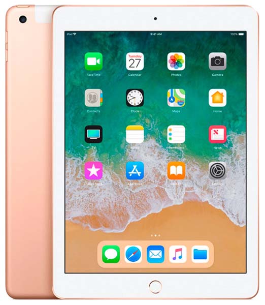 

Планшет Apple iPad (2018) Wi-Fi + Cellular 9.7 128 GB Gold (MRM22RU/A), iPad 9.7 (2018) Cellular