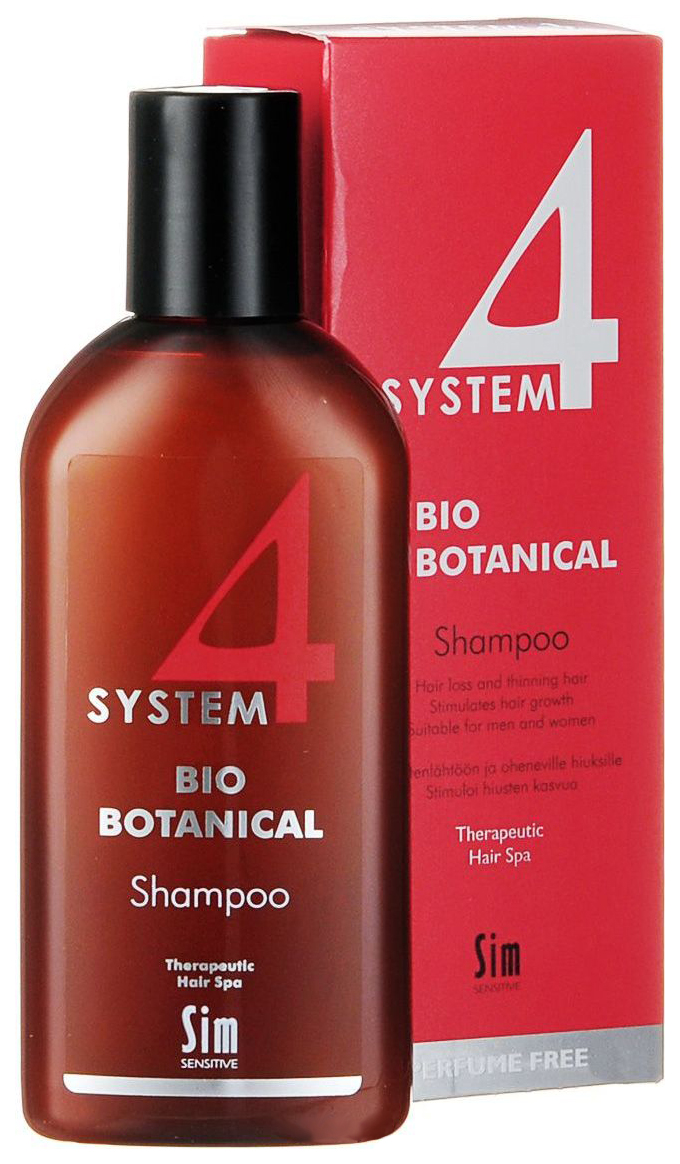 Bio system. Шампунь SIM sensitive Bio Botanical Shampoo. SIM sensitive System 4 Bio Botanical Shampoo. SIM sensitive System 4 Bio Botanical Shampoo - биоботанический шампунь 215мл. SIM sensitive System 4 Bio Botanical Shampoo био Ботанический шампунь , 215.