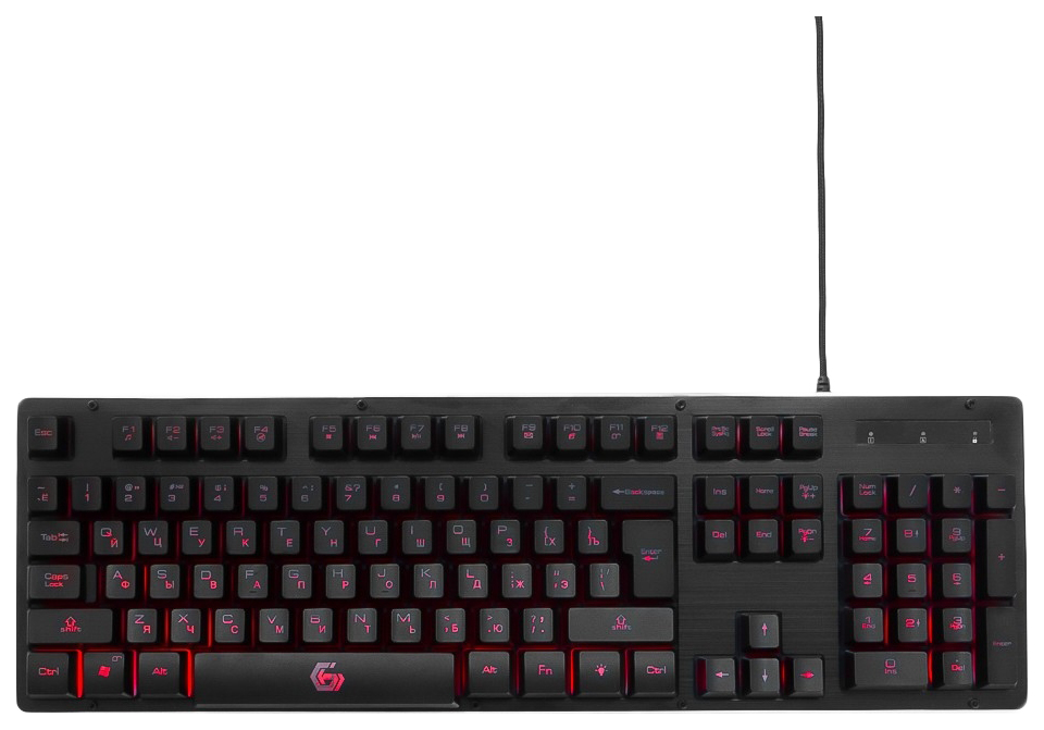 Игровая клавиатура Gembird KB-G400L Black