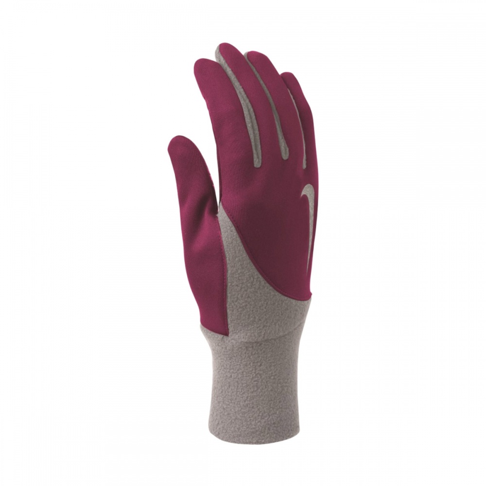 фото Перчатки nike women's element thermal run gloves, пурпурные/серые, m