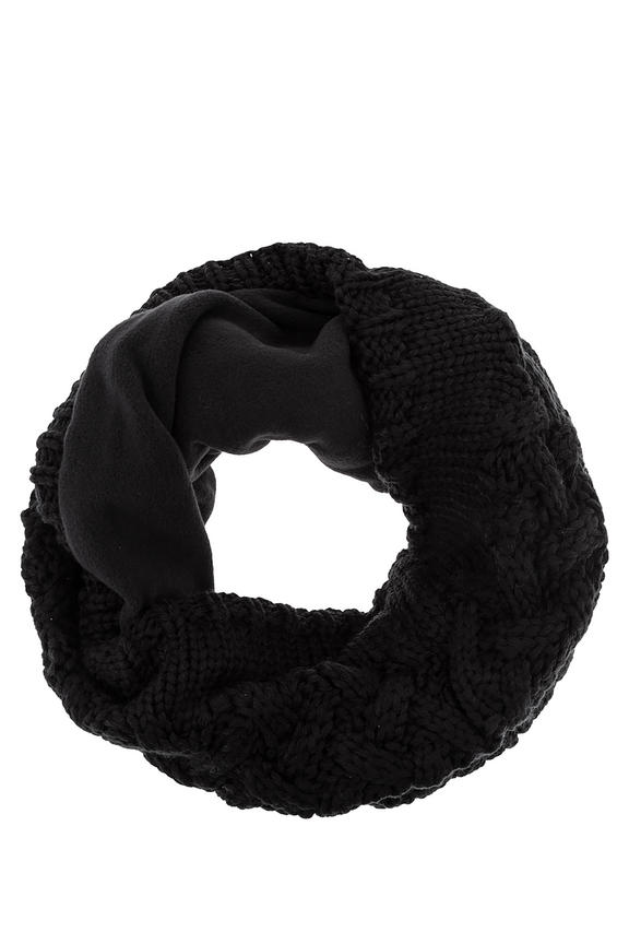 фото Шарф buff knitted & fleece neckwarmer savva black